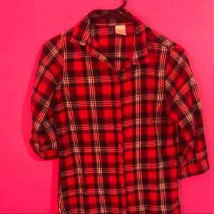 Girls plaid shirt 💕